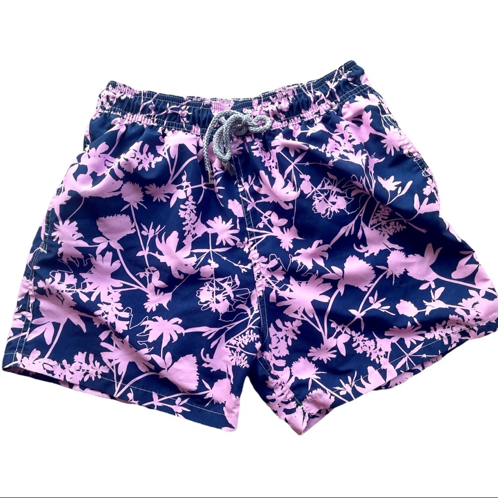 Mar de Lua Men's Floral Swim Trunk Size Medium